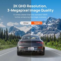 70mai M310 Plus 2k Dash Cam – 2k resolution 2560 x 1440