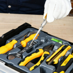 DELI σετ εργαλείων 11-Piece Yellow EDL1211