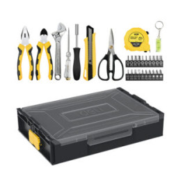 DELI Household σετ 29 εργαλείων Black/Yellow EDL1229