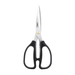 DELI Stainless Steel Scissors 195mm Black EDL2613