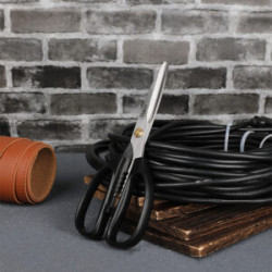 DELI Stainless Steel Scissors 195mm Black EDL2613