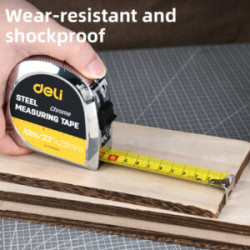 DELI Steel Tape Measure 10m / 33′ × 25mm – Ασημί EDL270010CY