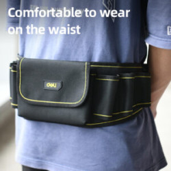 DELI Tool Waist Pack 60×14.5×5cm Black EDL5864
