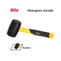 DELI RUBBER HAMMER 8oz YELLOW