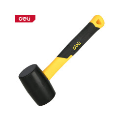 DELI RUBBER HAMMER 8oz YELLOW