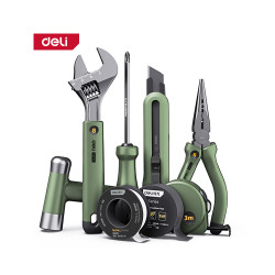 DELI HOME SERIES HAND TOOL KIT 8PCS GREEN