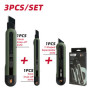 DELI Utility Knife Set 3pcs – Πράσινο EHT4003L