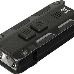 NiteCore Επαναφορτιζόμενος Φακός Μπρελόκ LED Αδιάβροχος IP54 με Μέγιστη Φωτεινότητα 700lm Tip SE Black