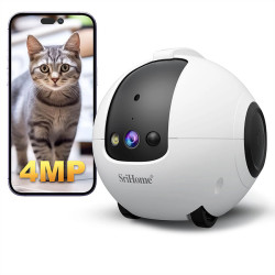 Srihome Dh013 CCTV Companion Robot Κάμερα Full HD+ 4MP με Αμφίδρομη Επικοινωνία 