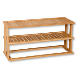Kesper Ραφιέρα 3 Επιπέδων Μπαμπού 55x20x27cm