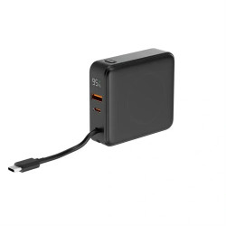 Energenie Fast Power Bank 10000mAh 20W με Θύρα USB-A και Θύρα USB-C Μαύρο 