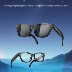 BLACKVIEW ENC BT5.4 AI INTELLIGENT SHOOTING GLASSES BLACK