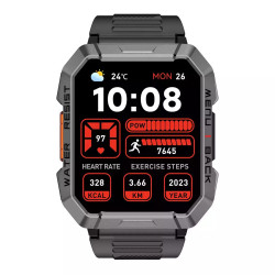 BlackView W60 50mm Smartwatch με Παλμογράφο (Μαύρο)