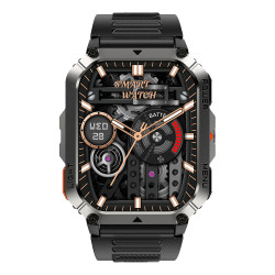 BlackView W70 Pro 51mm Smartwatch με Παλμογράφο (Μαύρο)