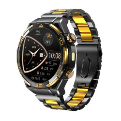 BlackView W90 Pro Aluminium Smartwatch με Παλμογράφο (Μαύρο)