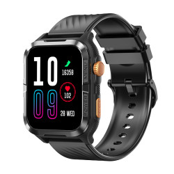 BlackView W10 Pro 46mm Smartwatch με Παλμογράφο (Μαύρο) 