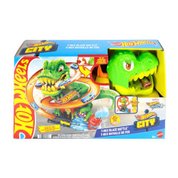 Hot Wheels City T-Rex Πυροσβεστικός Σταθμός JBM73