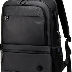 Arctic Hunter Golden Wolf GB00402 Αδιάβροχη Τσάντα Πλάτης για Laptop 15.6" με Θύρα USB σε Μαύρο χρώμα