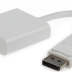 Cablexpert Μετατροπέας DisplayPort male σε HDMI female Λευκό (A-DPM-HDMIF-002-W)
