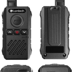 LAMTECH WALKIE TALKIE PROFESSIONAL FM TRANSCEIVER BLACK