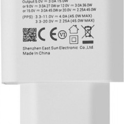 BlackView Φορτιστής Χωρίς Καλώδιο με Θύρα USB-C 45W Power Delivery Λευκός (CHAR-45W/BV)