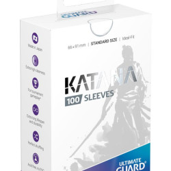 Ultimate Guard Katana Sleeves Standard Size (100) - White