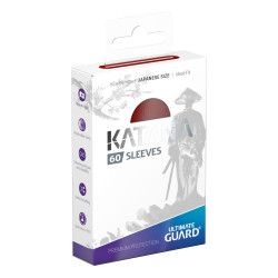Ultimate Guard Katana Standard Card Sleeves Japanese Size 60τμχ Red