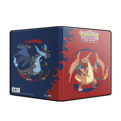 UP - Mega Charizard X and Mega Charizard Y 4-Pocket Portfolio for the Pokemon Trading Card Game