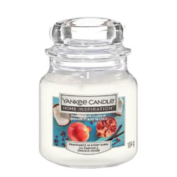 Yankee Candle Home Inspiration Αρωματικό Κερί Γυάλινο Δοχείο Pomegranate Coconut 104gr