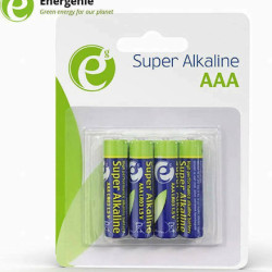 ENERGENIE ALKALINE AAA BATTERIES 4-PACK