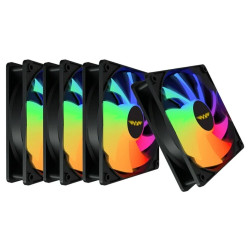 ARMAGGEDDON COOLING 4xFAN KIT 12CM ARGB KIT 5000 BLACK