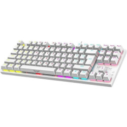 Armaggeddon MKA-2C Neo Gaming Μηχανικό Πληκτρολόγιο Tenkeyless με Custom Brown διακόπτες και RGB φωτισμό (International English) Λευκό
