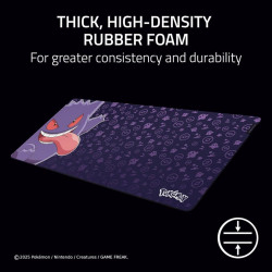 Razer Gigantus V2 XXL Pokemon Gengar Edition - Cloth Gaming Mousepad - Thick High-Density Foam Base