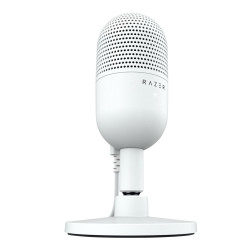 Razer SEIREN V3 MINI MERCURY – USB Condenser Microphone – Build-in Shock Absorb – Mute Button Λευκό