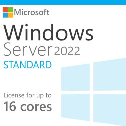 WINDOWS SERVER 2022 Standard 16 Core (Ηλεκτρονική άδεια)