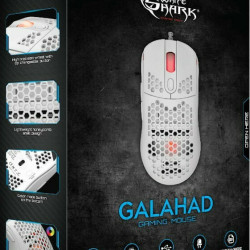 WHITE SHARK MOUSE GM-5007 GALAHAD 6400dpi WHITE