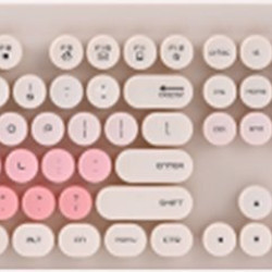 Alcatroz Jellybean A5000 Ασύρματο Σετ Πληκτρολόγιο & Ποντίκι Αγγλικό US Macaron