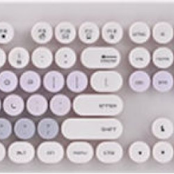 Alcatroz Jellybean A5000 Ασύρματο Σετ Πληκτρολόγιο & Ποντίκι Αγγλικό US Lilac 