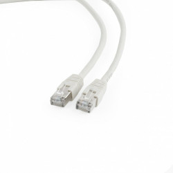 CABLEXPERT FTP CAT6 PATCH CORD GREY SHIELDED 1M