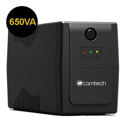Lamtech K650VA AVR UPS Line-Interactive 390W με 2 Schuko Πρίζες