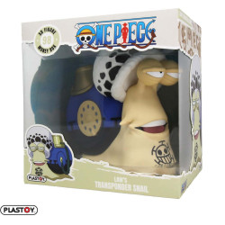 One Piece Law Transponder Snail Money Box Pvc 14.5cm