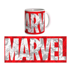 Semic Κούπα Κεραμική Marvel Comics Big Logo SMUG206 300 ml