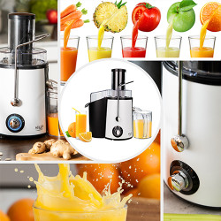 ADLER JUICE EXTRACTOR 1000W BLACK/WHITE