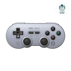 8Bitdo SN30 Pro Hall Edition Ασύρματο Gamepad για Android / PC / Switch 1/2 Grey
