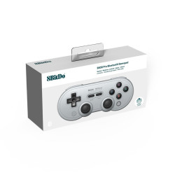 8Bitdo SN30 Pro Hall Edition Ασύρματο Gamepad για Android / PC / Switch 1/2 Grey