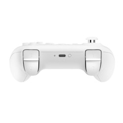 8Bitdo 64 Bluetooth Ασύρματο Gamepad με Hall Effect Sticks για Android / Switch / Switch 2 Λευκό