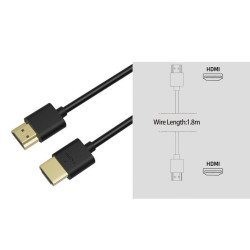 DOPE - Καλώδιο HDMI 1.8m συμβατό και με Nintendo Switch 2 TNS-1861