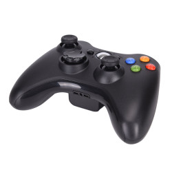 Wireless Gamepad Xbox 360 Black Ασύρματο Χειριστήριο Μαύρο