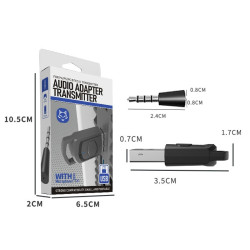 Bluetooth Audio Transmitter συμβατό για PS5 / PS4 / PC Μαύρο HS-PS5101