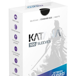 Ultimate Guard Katana Sleeves Standard Size (100) - Black